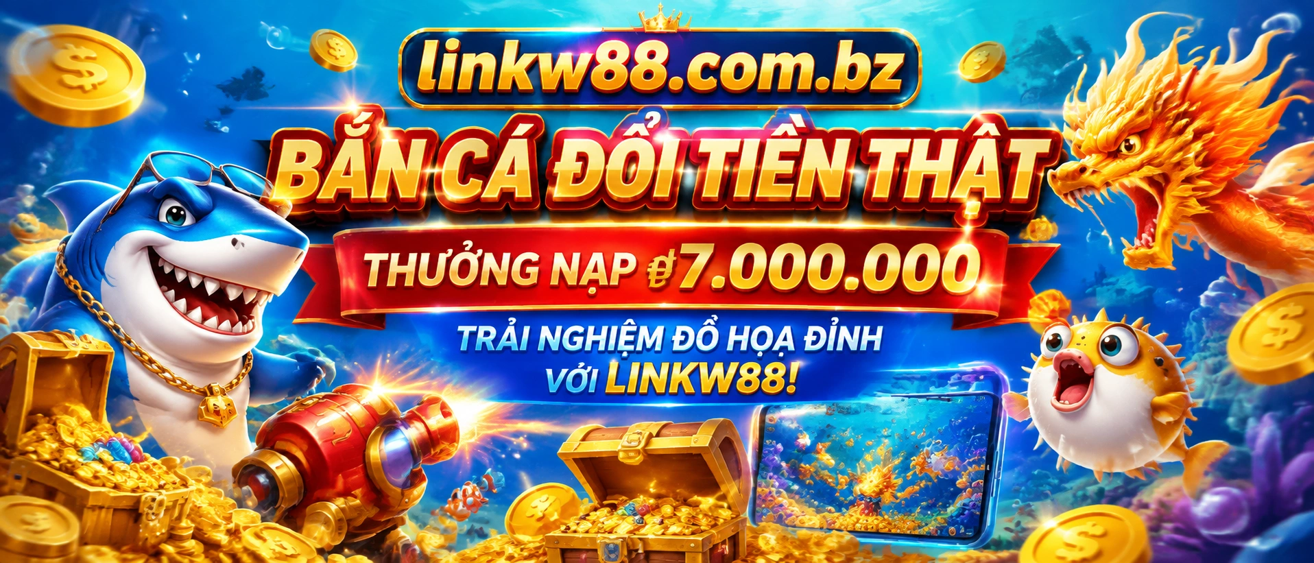 Khu vực bắn cá trên linkw88
