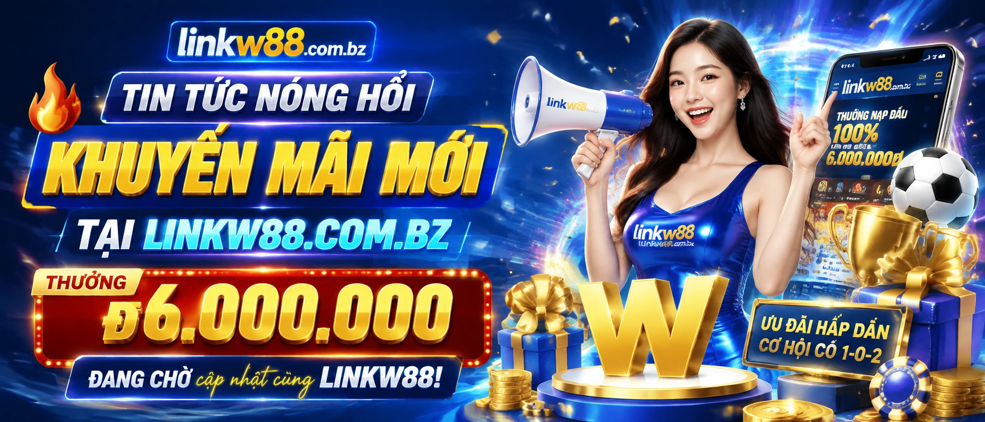 Giao diện tin tức linkw88 với các thẻ cập nhật nổi bật